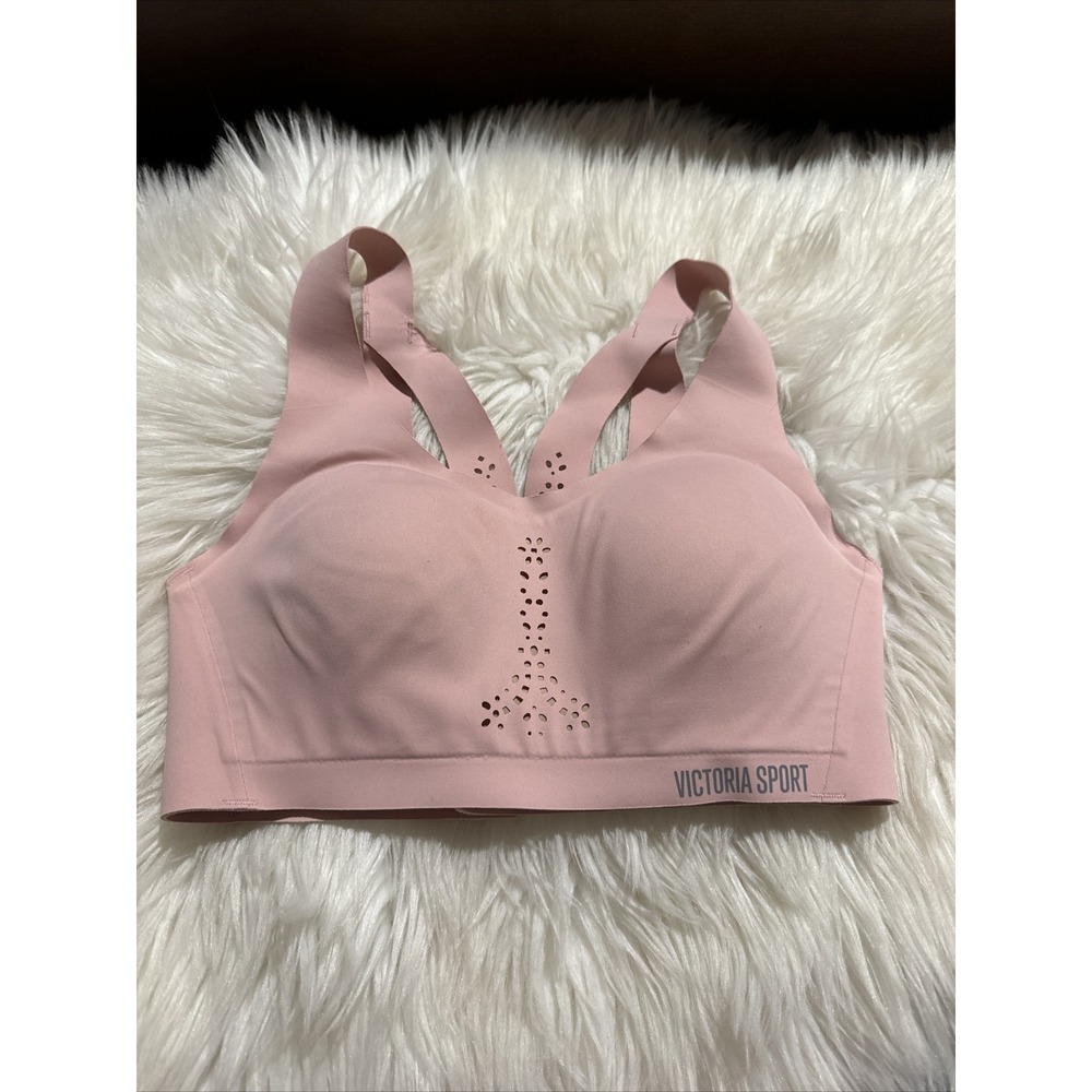 victoria's secret angel max sports bra 32C Sexy Light Pink EUC